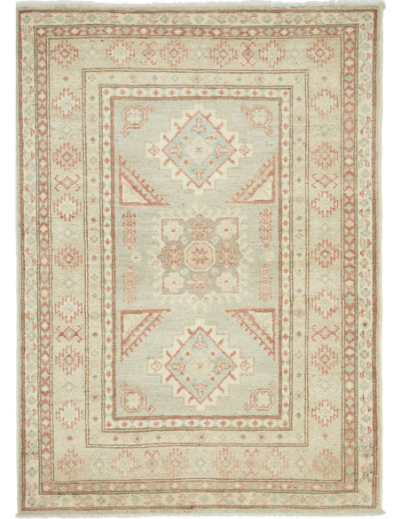 Kazak 103x143 Cm Kazak, Afghanistan, Hand-carded Wool (warp:
