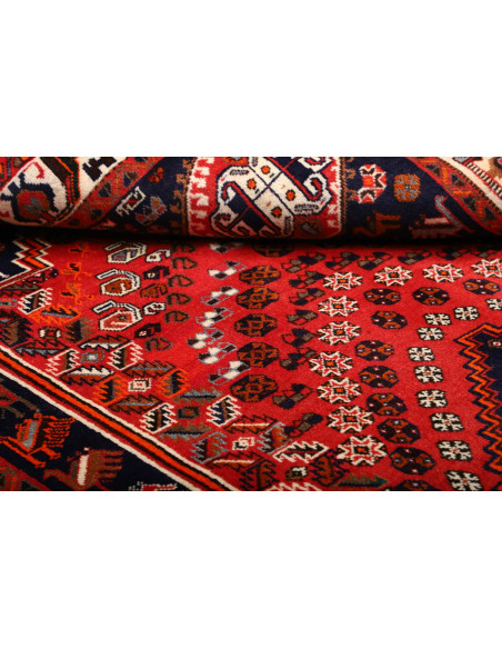 Shiraz 165x277 Cm Shiraz, Persia, Lana Cardata A Mano