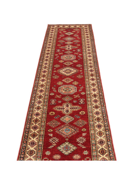 Kazak Fine 82x296 Cm Kazak Fine, Pakistan, Hand-carded Wool