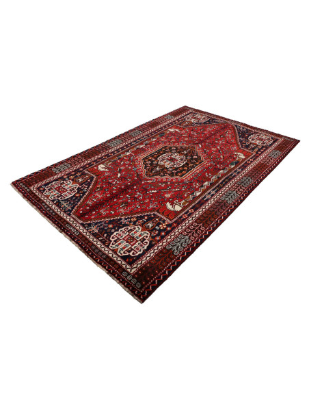 Shiraz 160x250 Cm Shiraz Persia Lana Cardata A Mano Cotone
