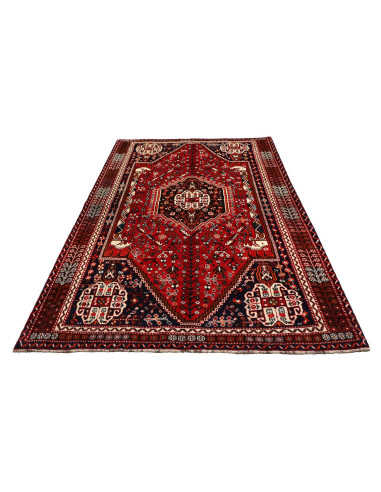 Shiraz 160x250 Cm Shiraz Persia Lana Cardata A Mano Cotone