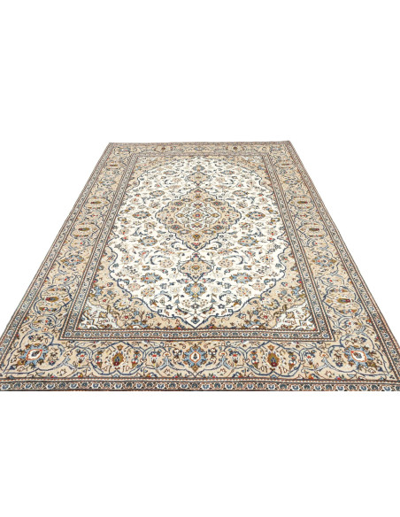 Kashan 200x305 Cm Kashan, Persia, Lana Cardata A Mano