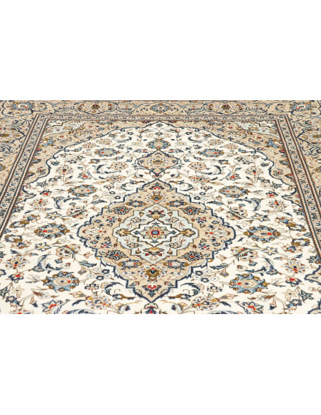 Kashan 200x305 Cm Kashan, Persia, Lana Cardata A Mano