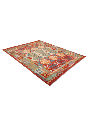 Kilim 177x238 Cm Kilim Afghanistan Lana Cardata A Mano