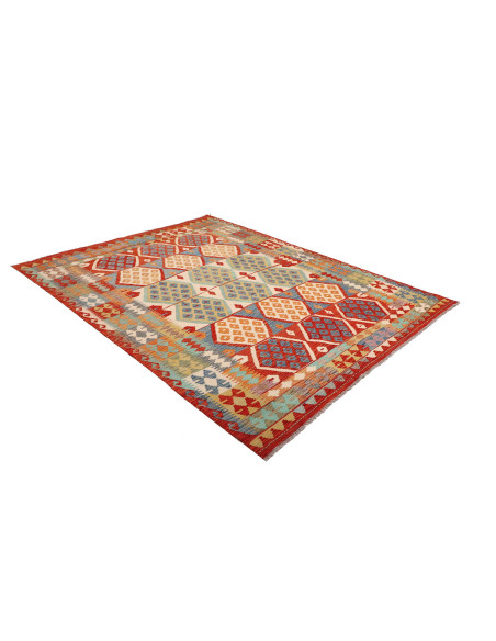 Kilim 177x238 Cm Kilim Afghanistan Lana Cardata A Mano