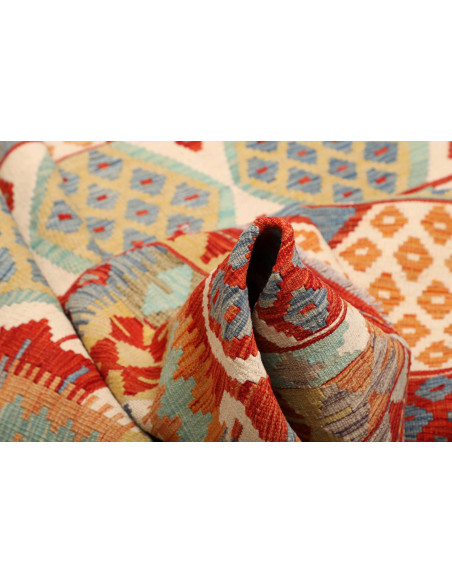 Kilim 177x238 Cm Afghan Kilim Hand-carded Wool