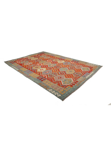 Kilim 200x297 Cm Kilim Afghanistan Lana Cardata A Mano