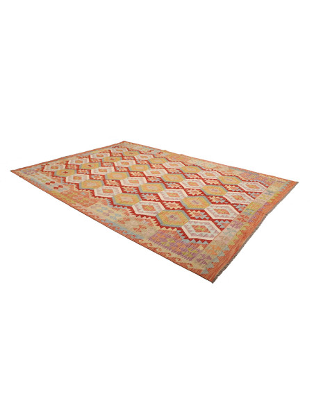 Kilim 197x293 Cm Kilim Afghanistan Lana Cardata A Mano