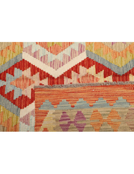 Kilim 197x293 Cm Kilim Afghanistan Lana Cardata A Mano