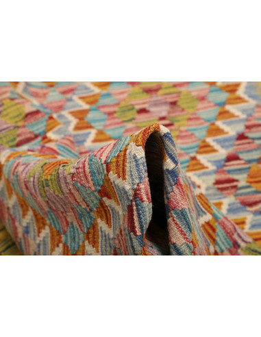 Kilim 107x148 Cm Kilim, Afghanistan, Lana Cardata A Mano,