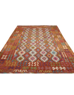 Kilim 201x298 Cm Kilim Afghanistan Lana Cardata A Mano 2