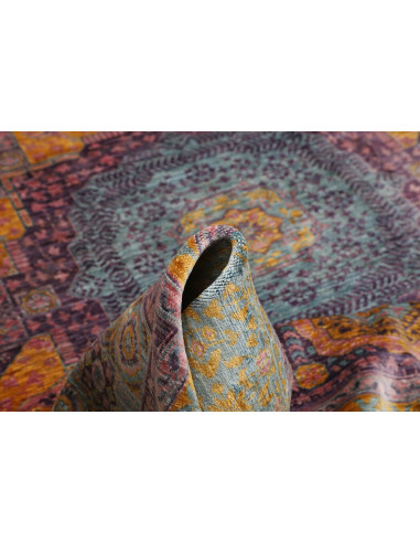 Mamlouk 243x303 Cm Mamlouk, Pakistan, Lana Cardata A Mano
