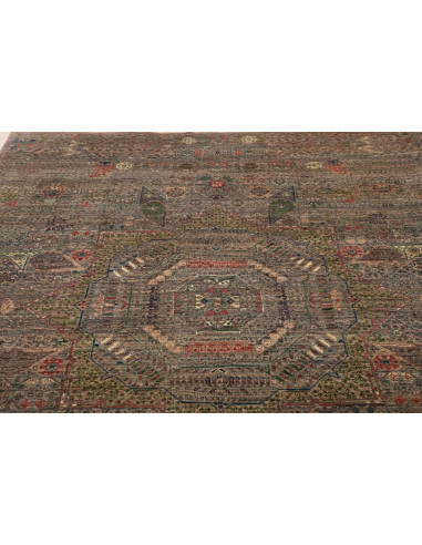 Mamlouk 170x237 Cm Mamlouk, Pakistan, Lana Cardata A Mano