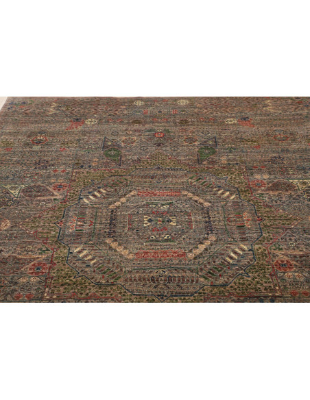 Mamlouk 170x237 Cm Mamlouk, Pakistan, Lana Cardata A Mano