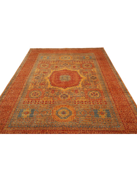 Rug Mamlouk Pakistan 211x300 Terracotta Red Yel