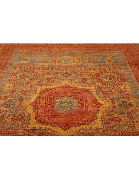 Rug Mamlouk Pakistan 211x300 Terracotta Red Yel