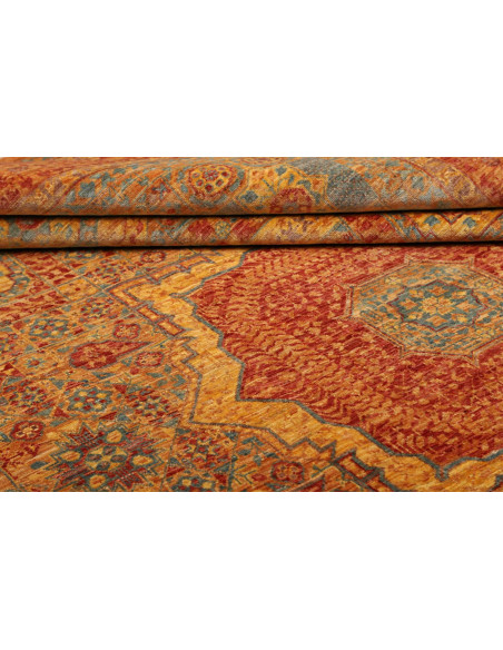 Rug Mamlouk Pakistan 211x300 Terracotta Red Yel