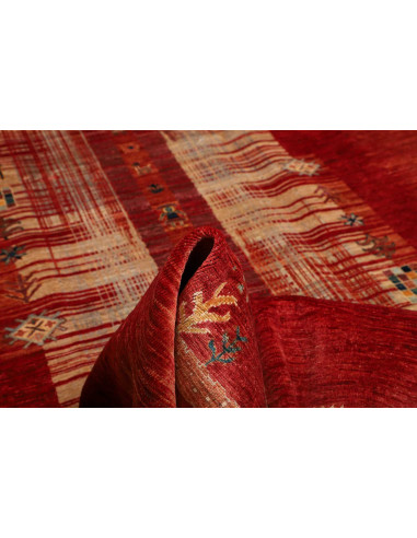 Siva 207x300 Cm Siva, Pakistan, Lana Cardata A Mano (ordito