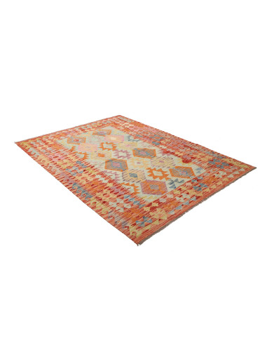 Kilim 148x192 Cm Kilim Afghanistan Lana Cardata A Mano