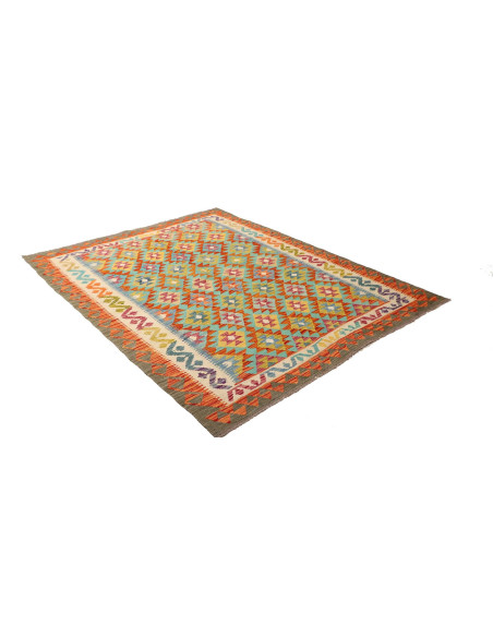 Kilim 156x198 Cm Kilim Afghanistan, Lana Cardata A Mano