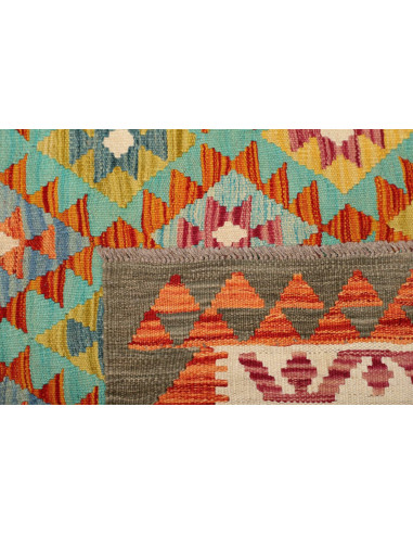 Kilim 156x198 Cm Kilim Afghanistan, Lana Cardata A Mano