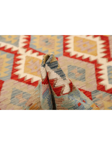 Kilim 150x201 Cm Kilim, Afghanistan, Hand-carded Wool (warp: