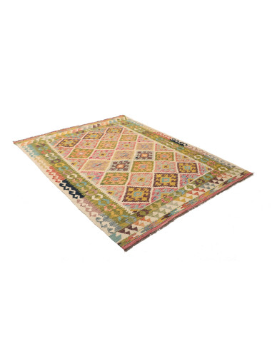 Kilim 155x200 Cm Kilim, Afghanistan, Hand-carded Wool (warp: