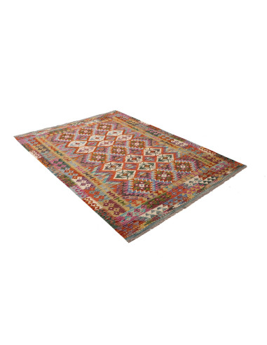 Kilim 157x207 Cm Kilim Afghanistan Hand-carded Wool (warp