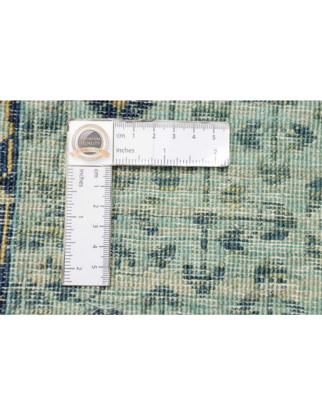 Tappeto Mamlouk Pakistan 207x294 Turchese Oro
