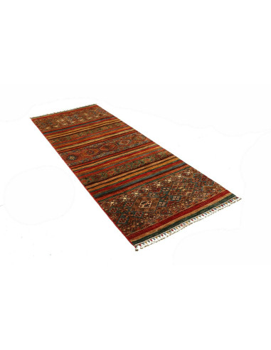 Tappeto Samarkand Pakistan 90x249 Rosso Terraco