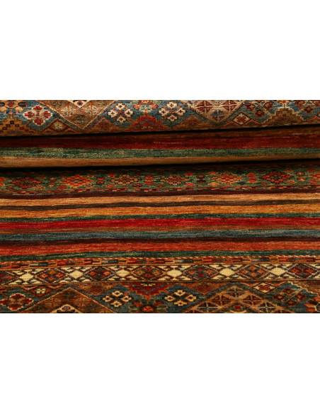 Tappeto Samarkand Pakistan 90x249 Rosso Terraco