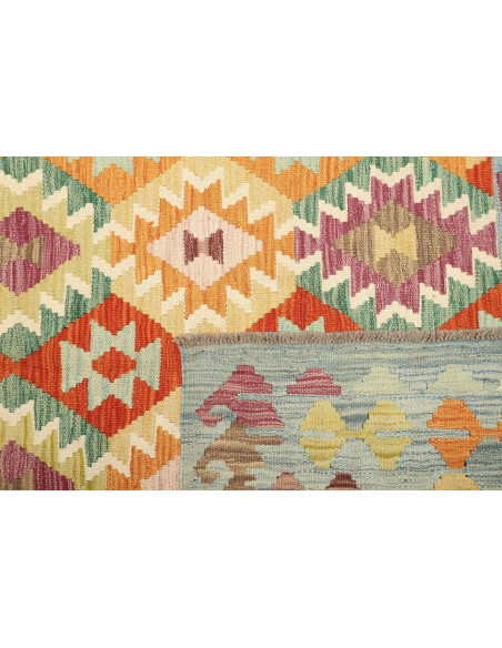 Kilim 147x206 Cm Kilim Afghanistan Lana Cardata A Mano