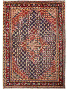 Ardabil 195x275 Cm Ardabil, Persia, Hand-carded Wool warp: