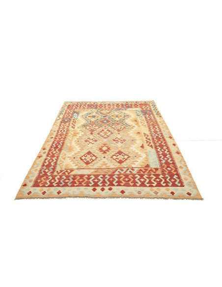 Kilim 156x198 Cm Kilim, Afghanistan, Lana Cardata A Mano