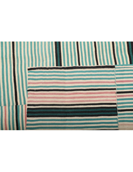 Tappeto Kilim Persia bianco verde 252x305