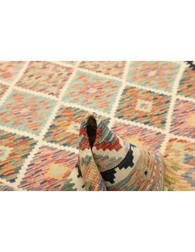 Kilim 148x215 Cm Kilim, Afghanistan, Lana Cardata A Mano