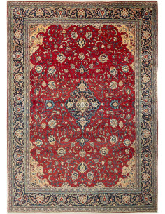 Sarough 250x350 Cm Sarough Persia Hand-carded Wool Cotton