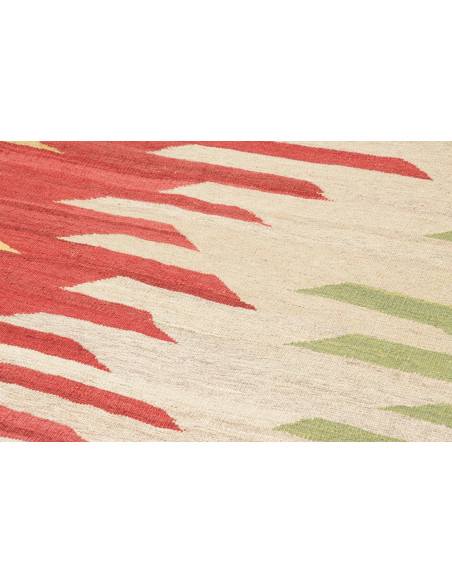 Rug Kilim Persia maroon red 184x274