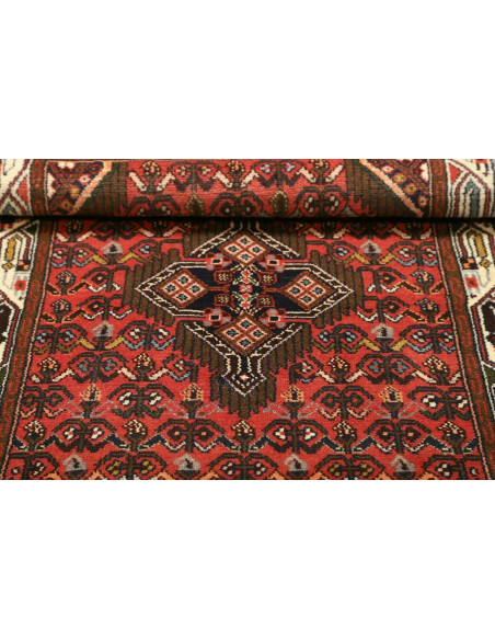 80x130 Cm Qashqai. Persia. Wool (warp: Wool). Turkish Knot,