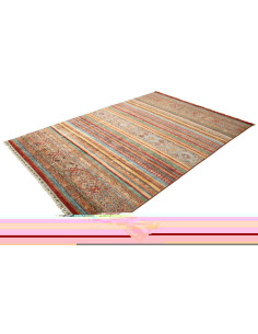 Rug Samarkand Pakistan 206x300 Terracotta Teal 2