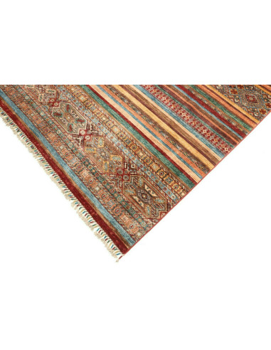 Rug Samarkand Pakistan 206x300 Terracotta Teal