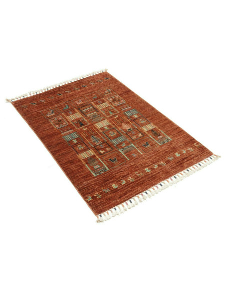 Siva 80x118 Cm Siva, Pakistan, Hand-carded Wool,
