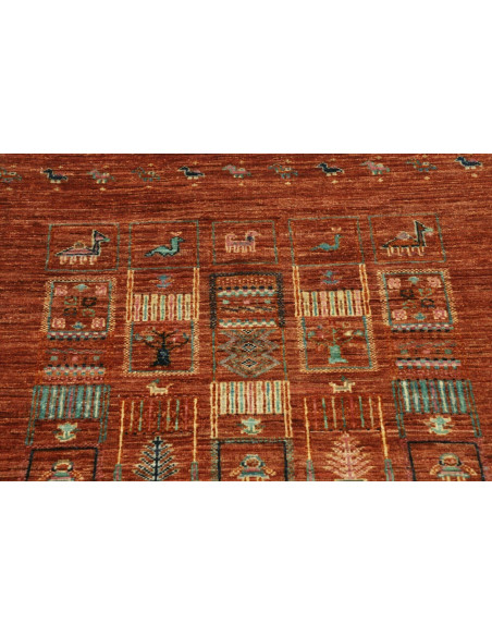 Siva 80x118 Cm Siva, Pakistan, Hand-carded Wool,