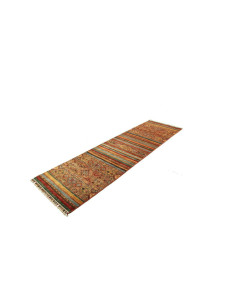 Tappeto Samarkand Pakistan 82x282 Marrone Terra 2