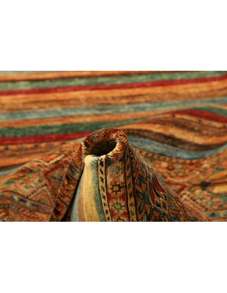Rug Samarkand Pakistan 82x282 Brown Terracotta