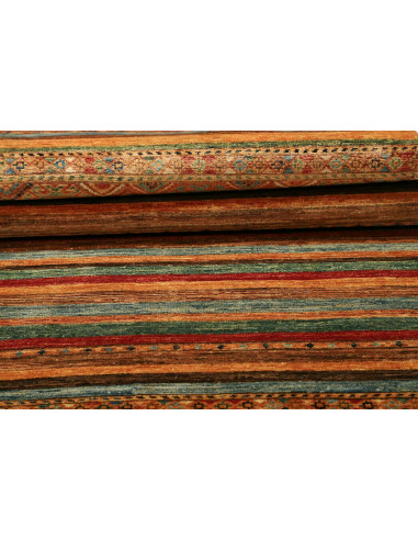 Rug Samarkand Pakistan 82x282 Brown Terracotta