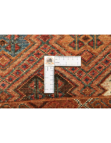 Tappeto Samarkand Pakistan 82x248 Terracotta Bl