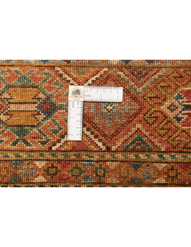 Tappeto Samarkand Pakistan 81x306 Terracotta Bl