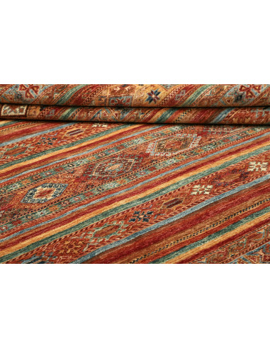 Tappeto Samarkand Pakistan 210x280 Rosso Terrac