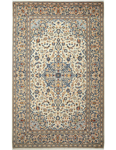 Kashan 200x315 Cm Kashan Persia Lana Cardata A Mano Cotone